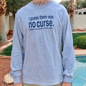 Boston Redsox Curse Long Sleeve Tee